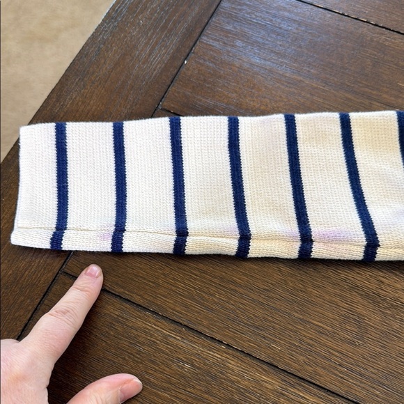 J. Crew  Girls' Emilie sweater lady jacket in stripe Size XS- FLAWED - Picture 6 of 11